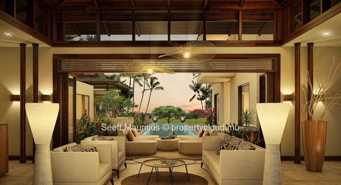 Superbe villa de style balinais près de la plage