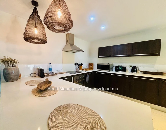 Contemporary Garden Apartment for Rent in La Preneuse