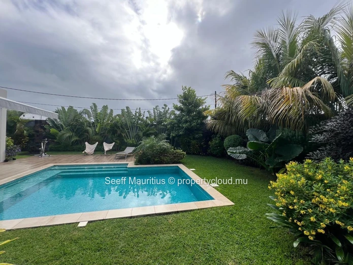 Modern Villa with Private Pool and Serene Garden 