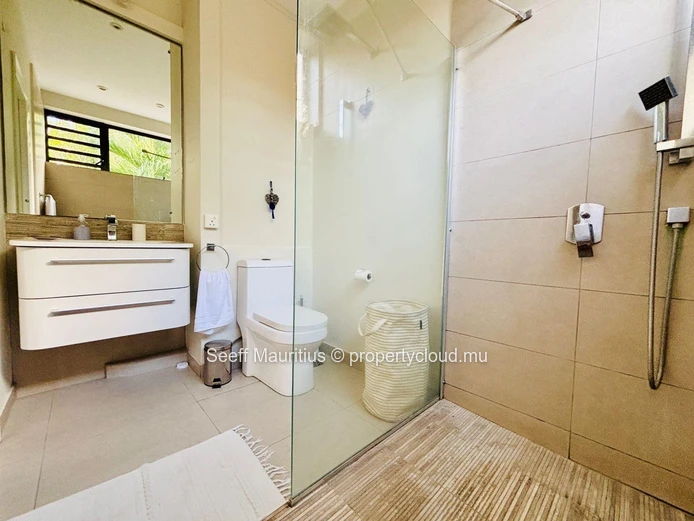 Contemporary Garden Apartment for Rent in La Preneuse