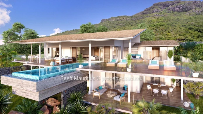 Villas de luxe avec vue panoramique et élégance contemporaine