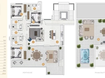 3 Bedroom Penthouse
