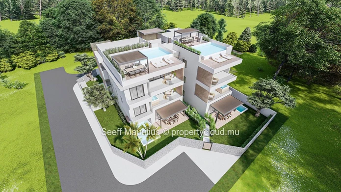 Appartement moderne avec piscine privée - Localisation idéale