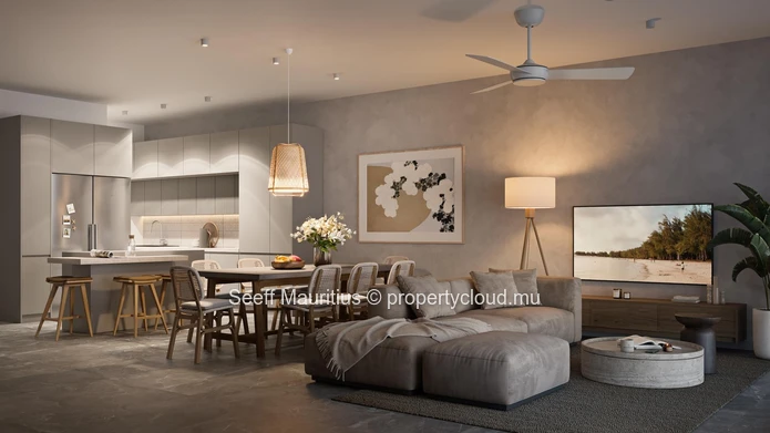 Penthouse de Luxe de 2 Chambres dans un Développement de Premier Plan