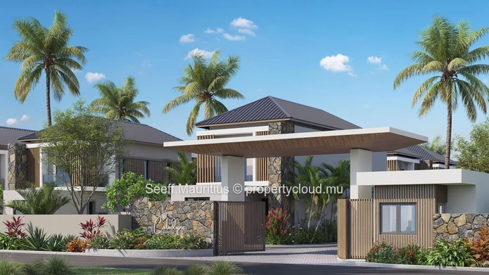 Elegant poolside retreats in Calodyne