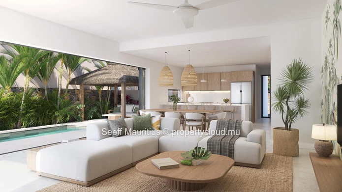 Elegant poolside retreats in Calodyne