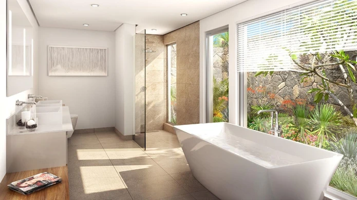 Villas de luxe avec vue panoramique et élégance contemporaine