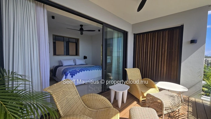 Elegant Duplex Penthouse with Panoramic Ocean Views – 3 Bedrooms + Study – Pointe aux Canonniers